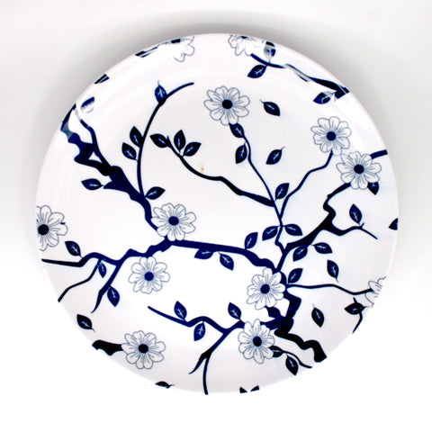Dinner Plate (Blue Twigs)