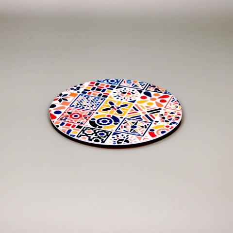 Round Coaster (Kaleido Tile)