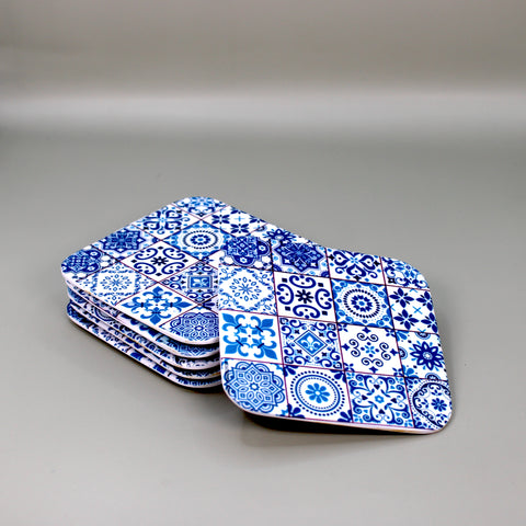 Pack of 6 Square Coasters (Mosaic Charm)