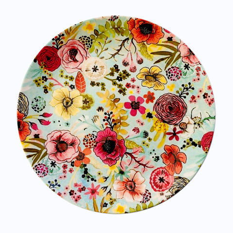 Dinner Plate (Flower Print)