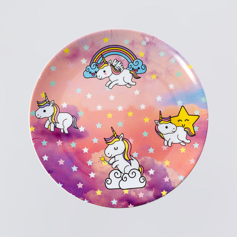 Kids Big Plate (Unicorn Stars)