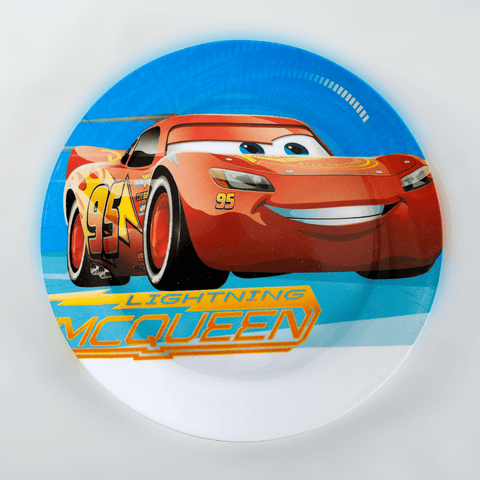 Kids Cartoon Plate (Cars - Lightning McQueen)