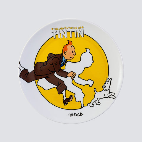 Kids Cartoon Plate (The Adventures of Tintin)