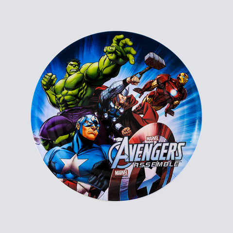 Kids Cartoon Plate (Avengers Assemble)