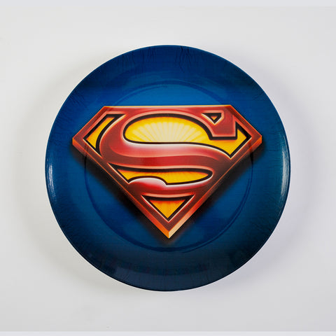 Kids Cartoon Plate (Superman Logo)
