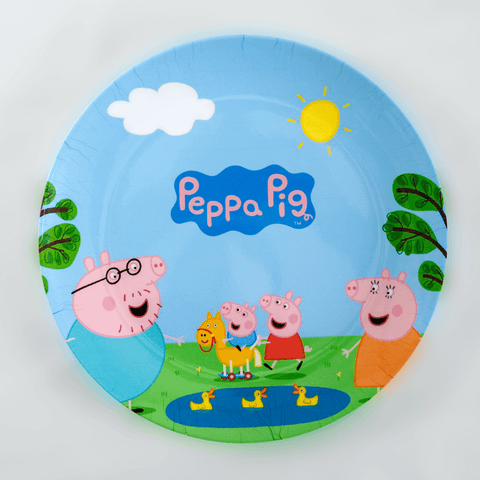 Kids Cartoon Plate (Peppa Pig)