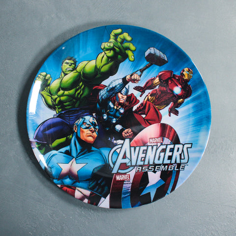 Kids Cartoon Plate (Avengers)