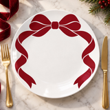 Christmas Plate - Velvet Bow