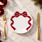 Christmas Plate - Velvet Bow