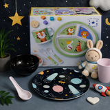 4 Pcs. Kids Tableware Set (Spacebound Night)