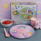 4 Pcs. Kids Tableware Set (Unicorn Stars)