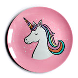 Kids Big Plate (Unicorn Pink)