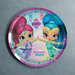 Kids Cartoon Plate (Shimmer and Shine)
