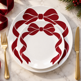 Christmas Plate - Velvet Bow