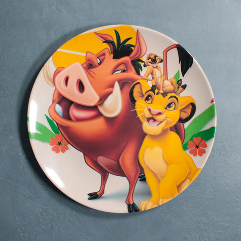 Kids Cartoon Plate (The Lion King)