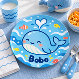 Kids Plate (Bobo the Whale | The Five Star Friends)