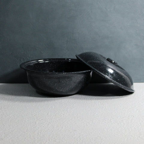 Casserole Bowl with Lid (Black Granite)