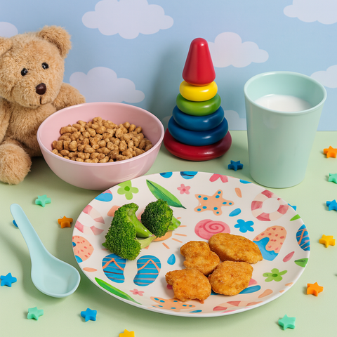 4 Pcs. Kids Tableware Set (Outdoor Playtime)