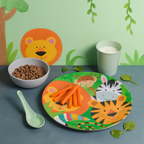 4 Pcs. Kids Tableware Set (Jungle Animals)
