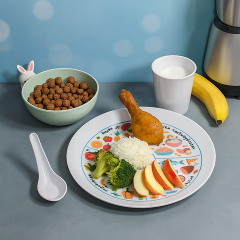 4 Pcs. Kids Tableware Set (Balanced Diet)