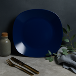 Square Rice Platter - Blue (5-6 persons)