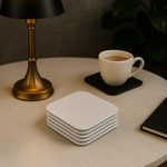 6 Coaster Pack (White Granite)