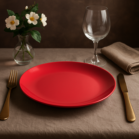 Dinner Plate (Red)
