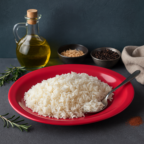 Oval Rice Platter - Red (5-6 persons)