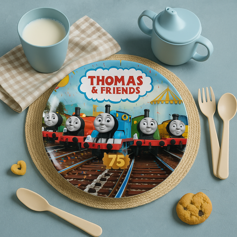 Kids Cartoon Plate (Thomas & Friends)