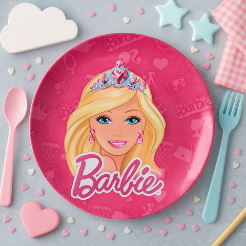 Kids Cartoon Plate (Barbie)