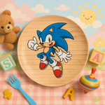 Kids Cartoon Plate (Sonic)