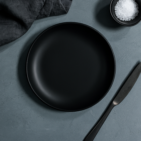 Matte Small Plate (Black)
