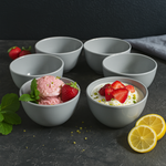Dessert Bowl Set (Grey)