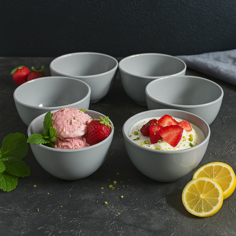 Dessert Bowl Set (Grey)