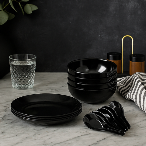 Soup Bowl Set (Black)