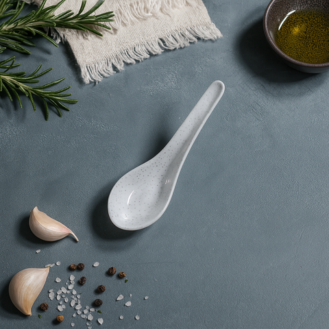 Soup Spoon (White Granite)