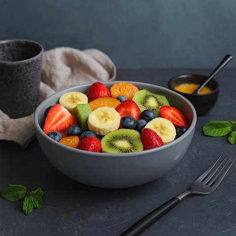 1000ml Round Serving Bowl (Grey)