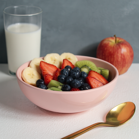1000ml Round Serving Bowl (Pink)
