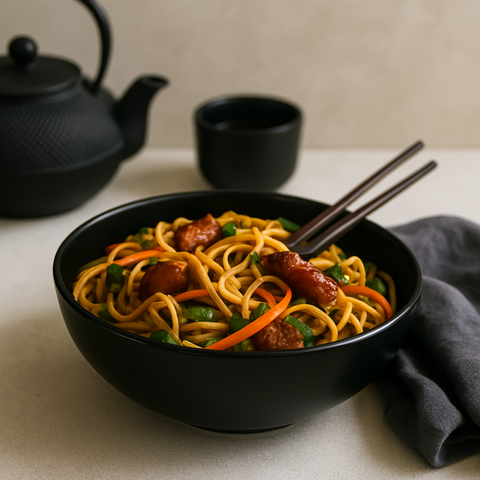 1000ml Round Serving Bowl (Black)
