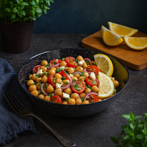 600ml Round Serving Bowl (Black Granite)