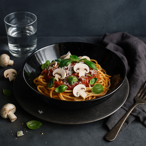 600ml Round Serving Bowl (Black)