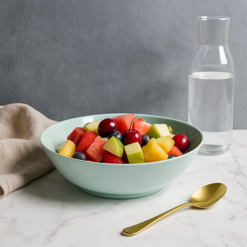 600ml Round Serving Bowl (Green)