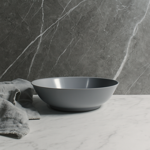 600ml Round Serving Bowl (Grey)