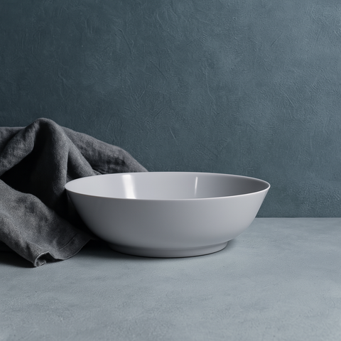 600ml Round Serving Bowl (White)