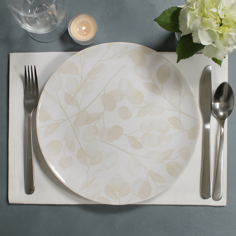 Dinner Plate (Whispering Leaves)