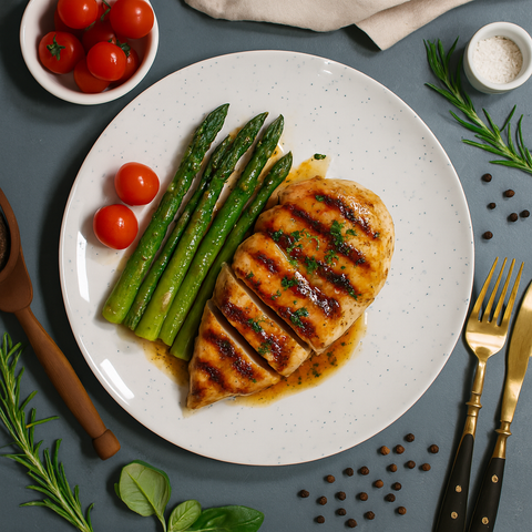 Dinner Plate (White Granite)