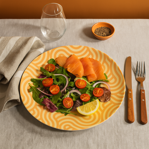 Dinner Plate (Yellow Ramen)