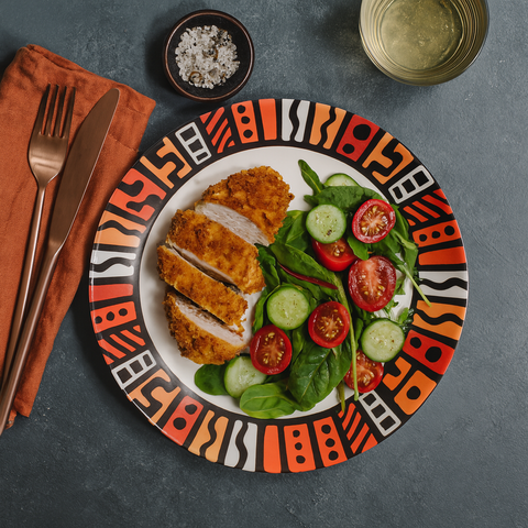 Dinner Plate (Tribal Sunset)