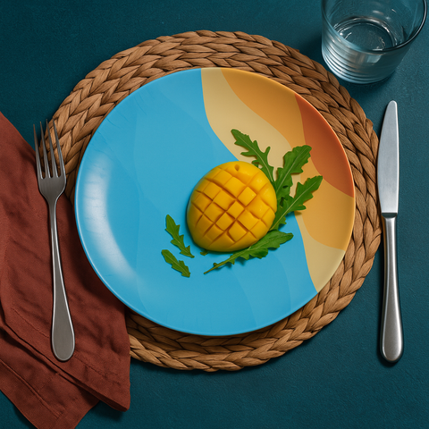 Dinner Plate (Coastal Wave)