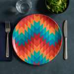 Dinner Plate (Chevron Fiesta)
